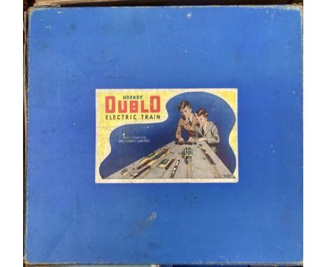 Hornby: A good collection of Hornby Dublo to include: LMS Tank Engine,&nbsp;Duchess of Atholl, Points, track, EDG7 box, four 