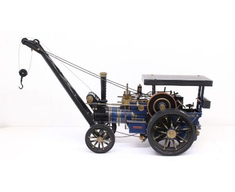 Markie: A Markie Crane, 'Lord Gordon', Reference No. ARJ-1637. Burrell Road Locomotive with Crane. Crane Model Type, with Spi