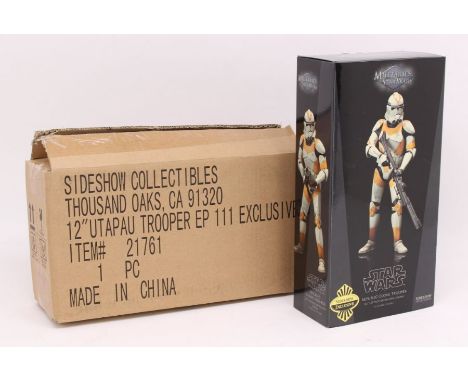 Star Wars: A boxed Star Wars: Militaries of Star Wars, Republic Clone Trooper, 212th Attack Battalion: Utapau, 1:6 Scale Figu