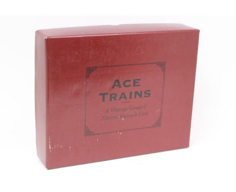 ACE Trains: A boxed ACE Trains, O Gauge, Electric Multiple Unit Southern Railway 3-Car Set, Reference EMU SR. Original box wi