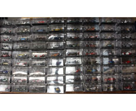 Formula 1: A collection of over 150 boxed / cased Centauria / Panini Collection Formula 1 magazine-issue, 1:43 scale vehicles