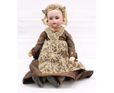 Simon &amp; Halbig:&nbsp;A Simon &amp; Halbig / Kammer &amp; Reinhardt bisque head doll, composition body, open and close eye