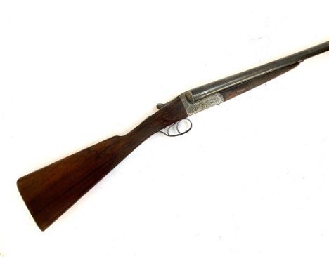 A John Dickson &amp; Son 12 bore side by side shotgun, S/N 7019 (the barrel marked H15188) 
