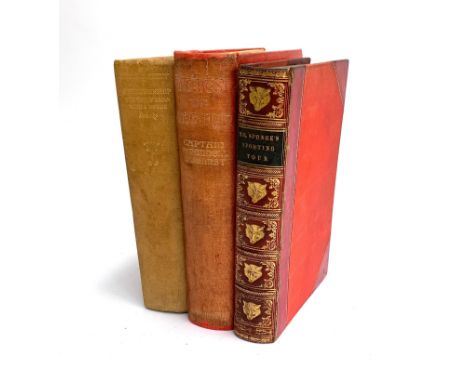 R.S. Surtees, 'Mr Sponge's Sporting Tour', 1st ed., London 1853, hand coloured frontis and 12 hand coloured plates, half calf
