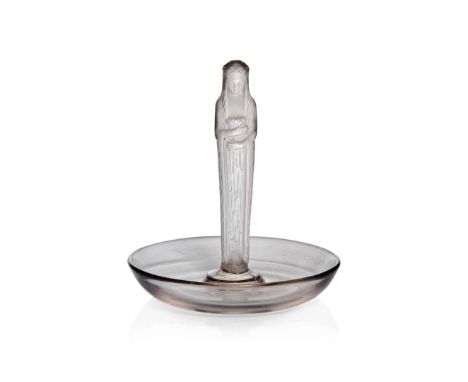  RENÉ LALIQUE (1860-1945) STATUETTE DE LA FONTAINE CENDRIER, NO. 288 designed 1925clear and frosted&nbsp;engraved R. Lalique 