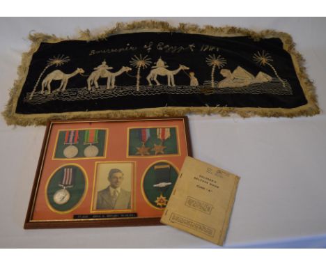 WWII medal collection attributed to 904567 DVR 1C E.W Carr (MM) R Signals including the Military Medal (attributed to 904567 
