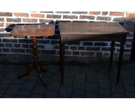 Victorian occasional table & a tripod table