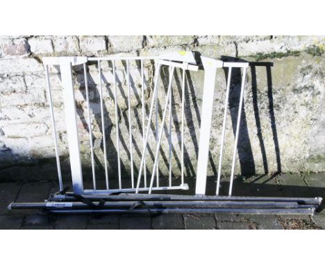 Ankalad ladder stabilizer & a stairgate