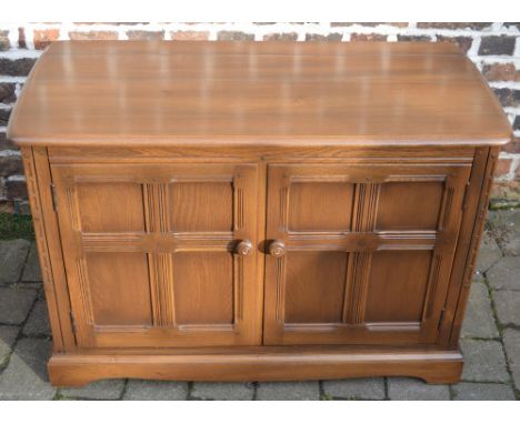 Ercol music cabinet H 70 cm, W 103 cm