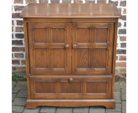 Ercol TV cabinet H 94 cm, W 88 cm