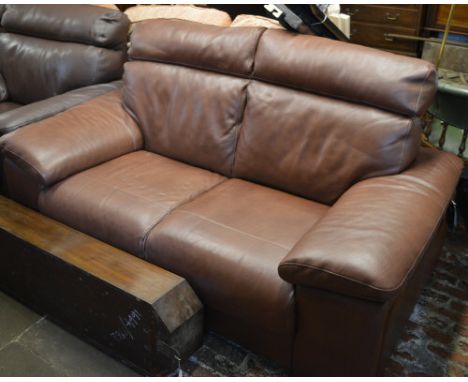 2 seater Polo Italian leather sofa