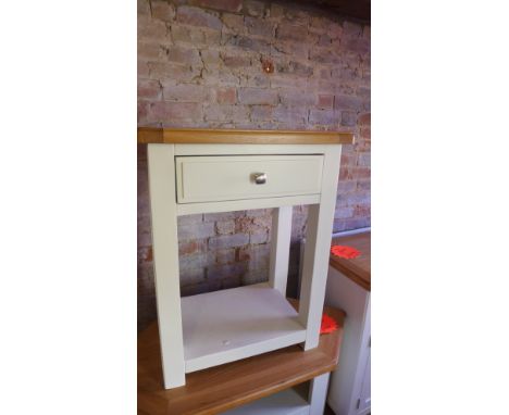 A painted Console table - Height 80cm x Width 62cm x Depth 37cm 