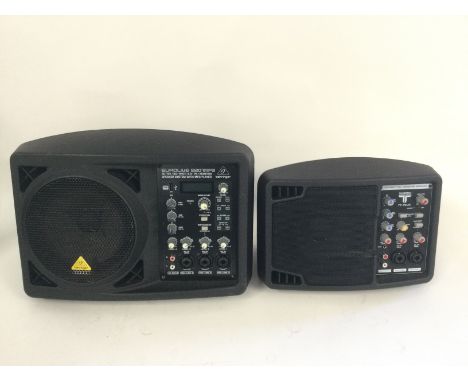 A Eurolive B207 150W PA/monitor speaker system, a Tourtech PA/monitor speaker and a bag of leads (3).