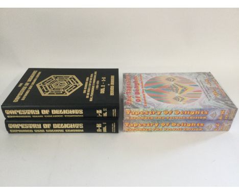 Two hardback expanded volumes of 'Tapestry Of Delights' plus a sealed two volume paperback version.
