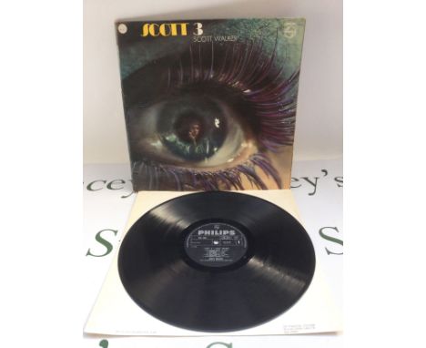 A first UK pressing of 'Scott 3' by Scott Walker SBL 7882. Vinyl VG+, sleeve VG.