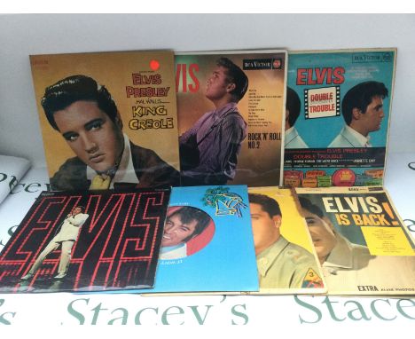 Fifteen Elvis Presley LPs comprising 'Rock n Roll No2' (orange centre label), 'G.I. Blues' and others.