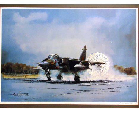 MICHAEL RONDOT (BRITISH, CONTEMPORARY)  'B.A.C. Jaguar GR1',  colour print, limited edition 243/250, signed by the artist, 53