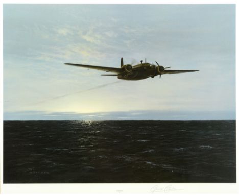 GERALD COULSON, G.AV.A. (BRITISH, B.1926)  'Overdue',  colour print, signed by the artist, 56.5cm x 69.5cm, framed and glazed