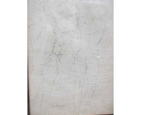 BUNCH MORAN
Standing Male Figures
Drawing
47cm x 33cm