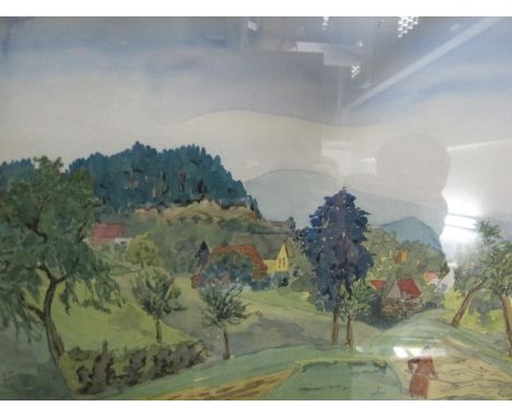 MARTIN LORD REDMAYNE
Hay Making Baden Baden
A Watercolour
50cm x 35cm
