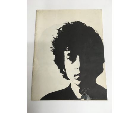 A 1966 Bob Dylan concert program for his 1966 UK and Ireland tour dates. This tour was famous for the 'Dylan goes electric' s