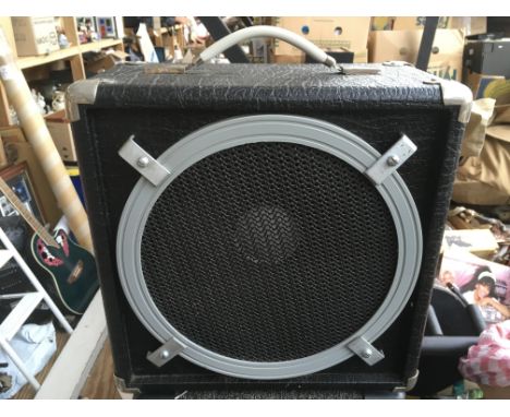 A speaker cabinet with built in Celestion speaker.