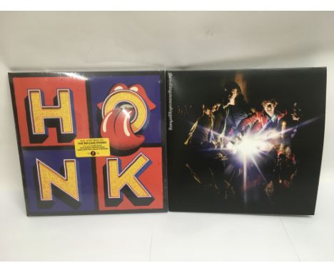 Two Rolling Stones LPs comprising 'A Bigger Bang' in NM condition plus a sealed 'Honk' 180g triple LP.