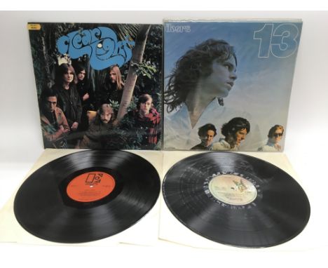 A first UK mono pressing of 'Clear Light' on the Elektra label EKL-4011 together with a 1970s pressing of '13' by The Doors, 