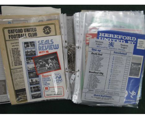 Bradford City Away Programmes, 1977-8 twenty-five issues, including at York - Friendly, Carlisle plus ticket. 78-9 twenty-eig