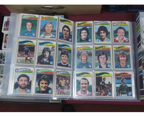 Topps Football Cards 1977-78 (235), 76-77 (215), 450 in album.