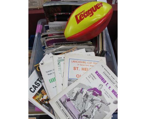 Rugby League Programmes - World Cup, International, Magic Weekend, Challenge Cup Final, Championship Final, Tour Match, Gener