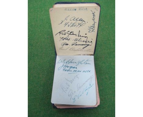 Autographs - Manchester United, including Mckay, Carey, Whalley, Brown. Sheffield Wednesday, Tottenham, Aston Villa, Stockpor
