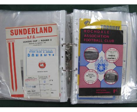 Bradford City Away Programmes 1968-9 twenty-six issues including at Exeter plus ticket, Bradford P.A - West Riding Cup and Le