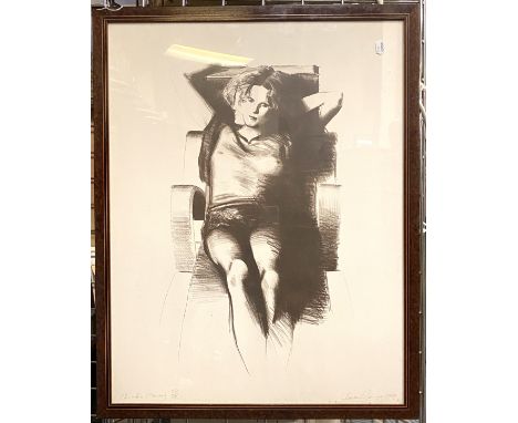 ADRIEN GEORGE SIGNED LITHOGRAPH 75 X 60 CMS - 57 OF 75 LIMITED EDITION