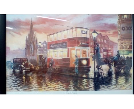 City lights print by Anthony Orme