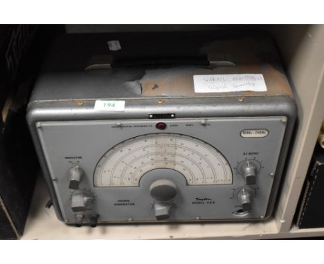 A vintage Taylor model 68A signal generator 100kc-240mc