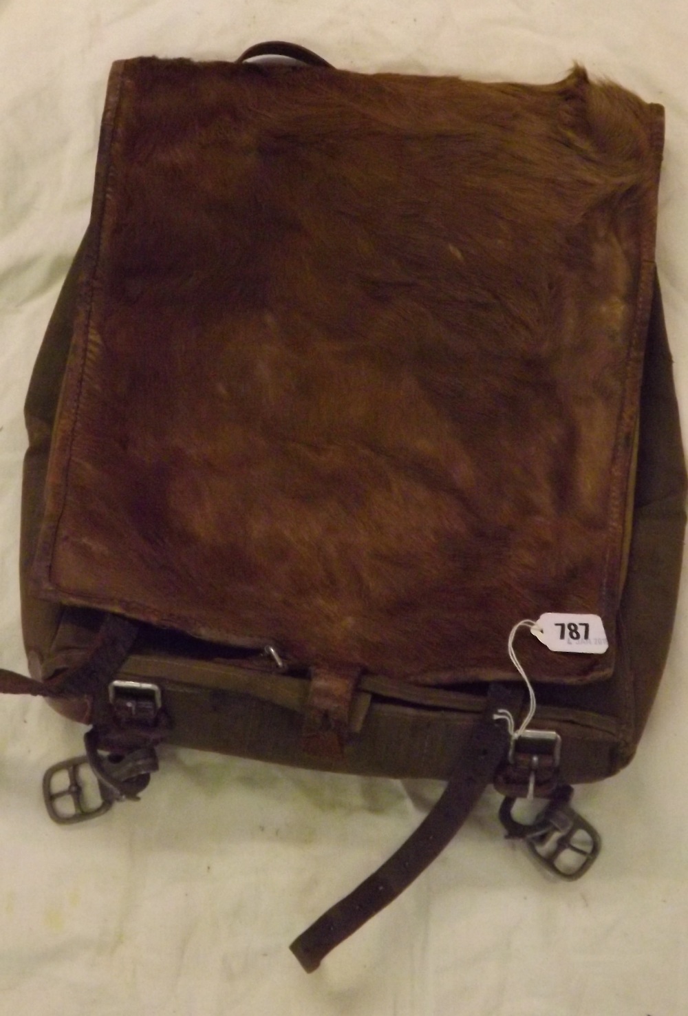 A WW2 German fur backpack