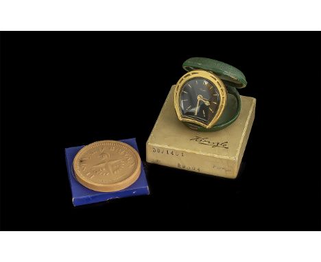 1951 Festival of Britain Boxed Soap, together with Kienzle Clock in the form of a horseshoe, in original box.