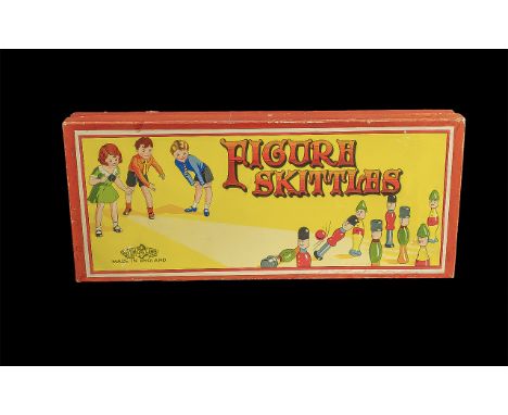 Vintage Children's Game 'Figure Skittles', made by Glevum Games.  In original box, complete.