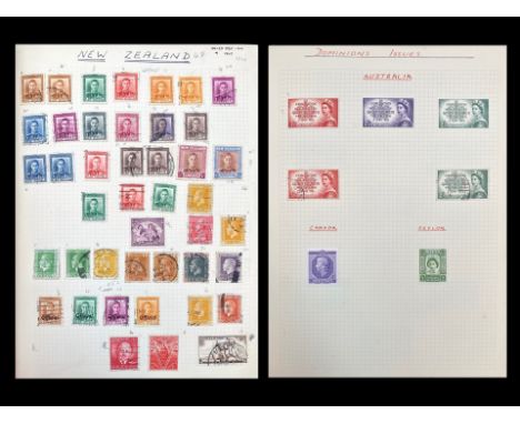 Stamp Interest - Good little album of Coronation Omnibus stamps. Looks largely compete and all mint. Plus small collection of