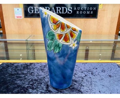 Large Lorna Whitmarsh Limited Edition Poole Pottery Vase, Hand painted No. 23/250, signed L Whitmarsh, KRF DES and marked Poo