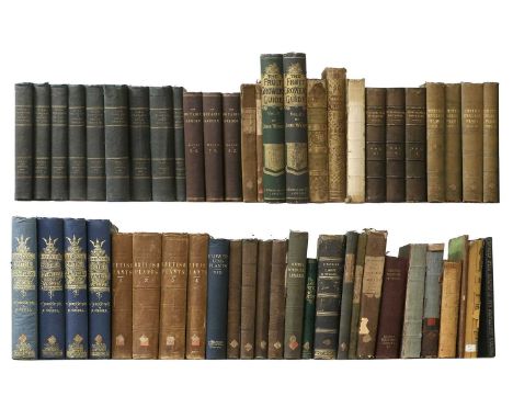 Botany.A collection of botany books, including Hogg (Robert) and Johnson (George W.), The Wild Flowers of Great Britain... Lo