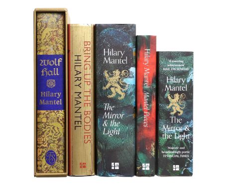 Mantel (Hilary).Wolf Hall.London: The Folio Society, 2022, first edition thus, signed 'Hilary Mantel' to label on front free 