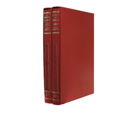 Roberts (David).The Holy Land, Syria, Idumea and Arabia [and] Egypt and Nubia.The Folio Society, 2014, two folio volumes, col