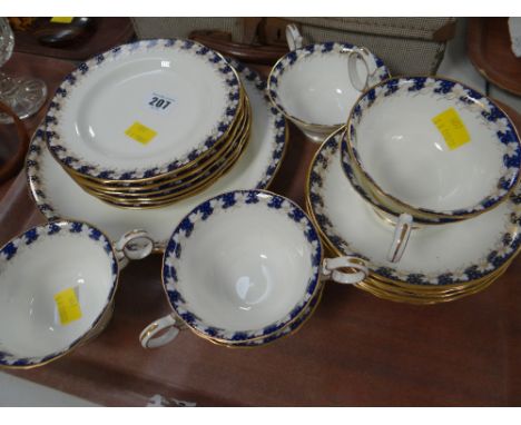 A quantity of Royal Doulton vintage floral tea ware