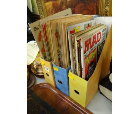 A quantity of vintage children's comics