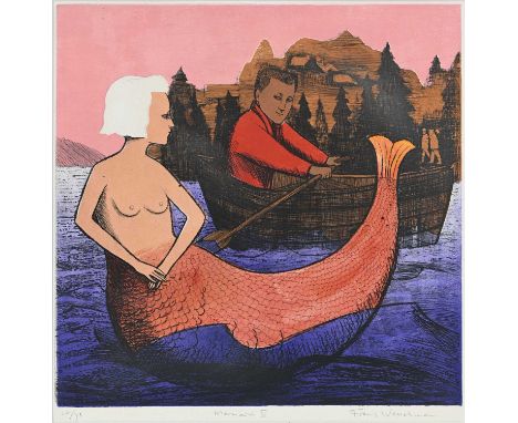 Frans Wesselman (Dutch, 1953), Night Boat; Mermaid II and Letter, three, all signed l.r., titled below, limited edition colou