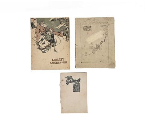 Liberty &amp; Co, London, three product catalogues, 'Liberty Geschenken', 'Choice: &amp; Charming Presents', and 'Liberty's T