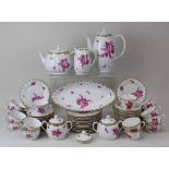 Umfangreiches Kaffee- und Teeservice, Württembergische Porzellananufaktur A.G. vorm. C.M. Bauer &