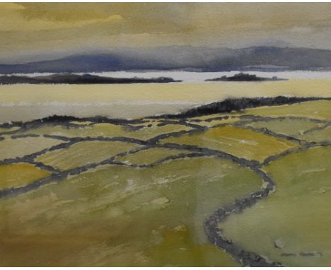 Desmond Turner (Irish 1923-2011) watercolour, untitled but thought to be West of Ireland (coastal) signed lower right, within